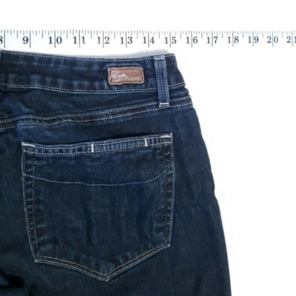 Paige MONTE BOOT CUT Stretch Dark Jeans 30 32 - Picture 5 of 8